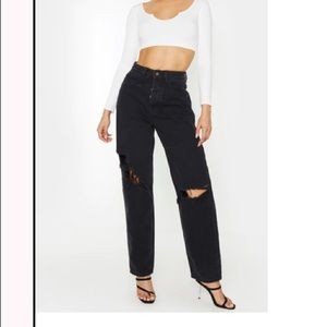 Pretty little thing trendy baggy jeans